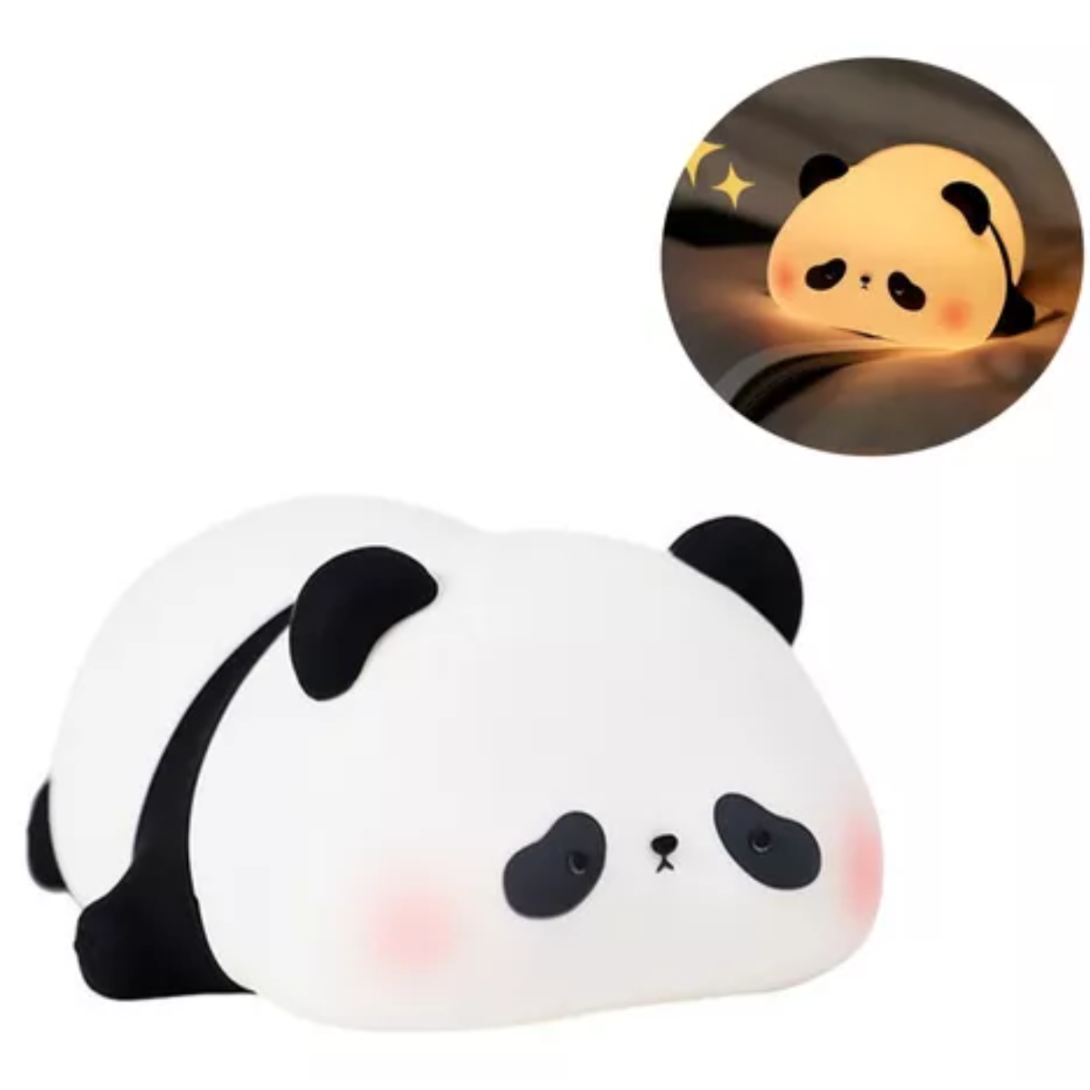 Lámpara Oso panda 3 tonos silicona